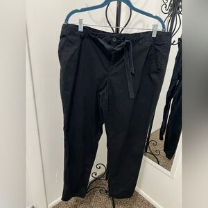 Liz Claiborne Black Chinos Relaxed Fit